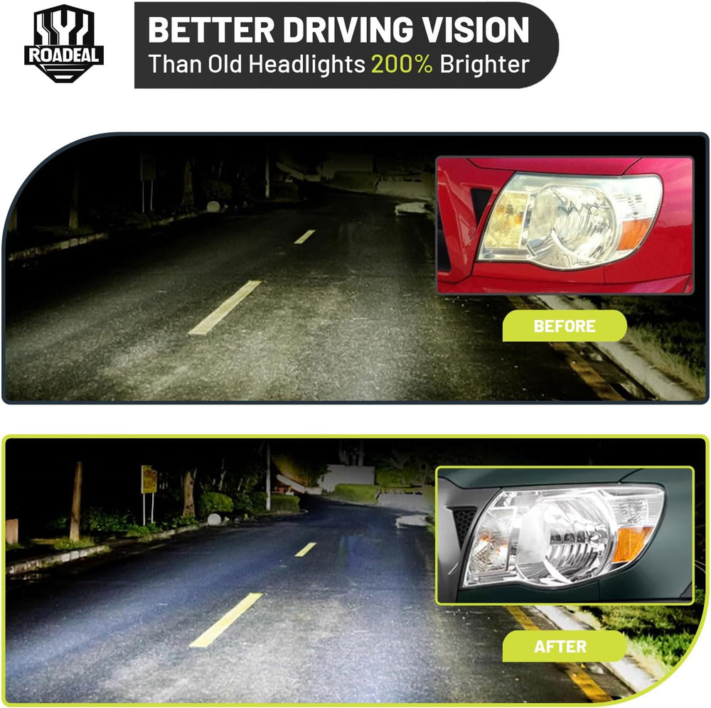 Headlights W/Bulbs for 2005 2006 2007 2008 2009 2010 2011 Toyota Tacoma Halog...
