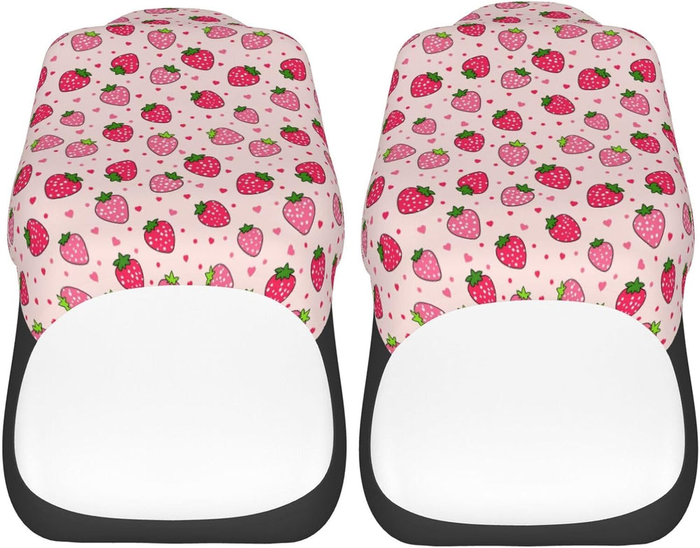 Dujiea Pink Strawberry 2 Pcs Universal Auto Seat Covers Front Seats Only, Veh...