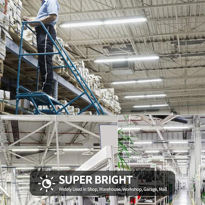 10 Pack, 8 Foot LED Bulbs, 150W 19000lm 5000K Daylight, Super Bright, T8 T10