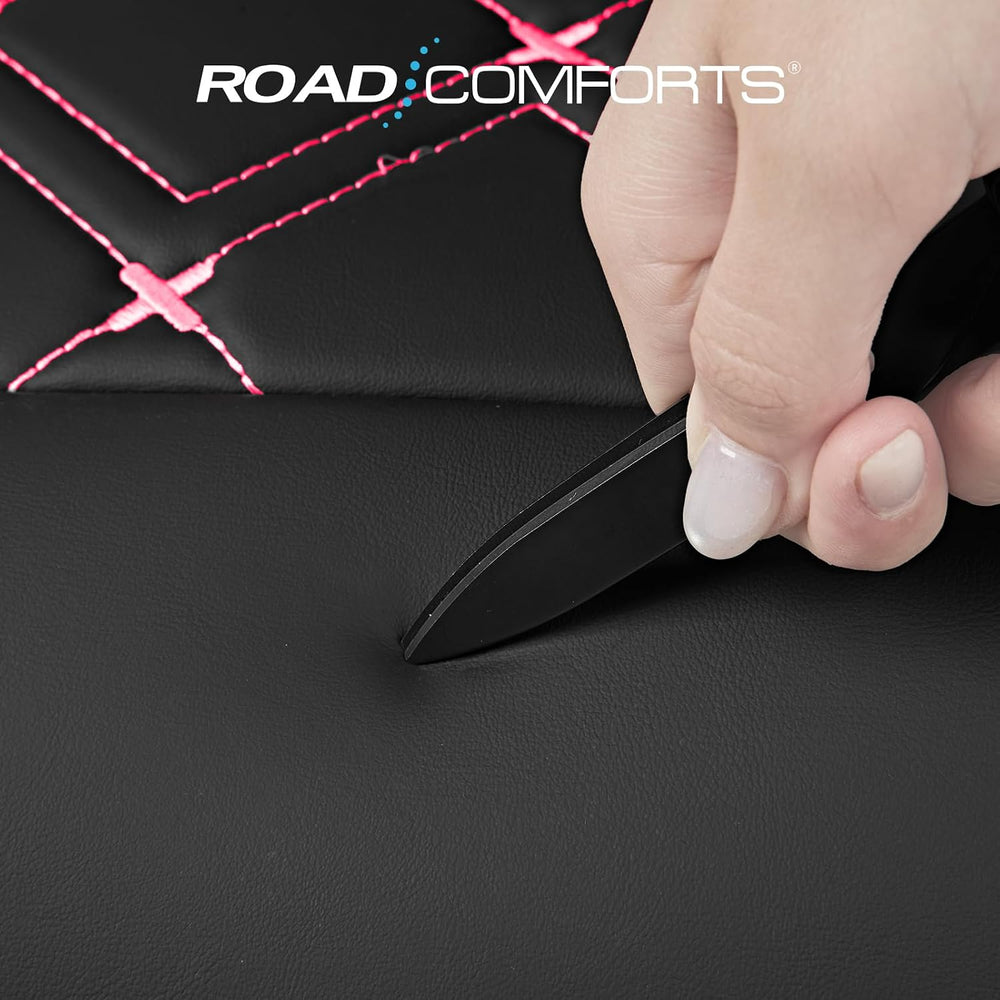Road Comforts Seat Covers, Premium Leather Car Seat Covers Front Seat for Wom...