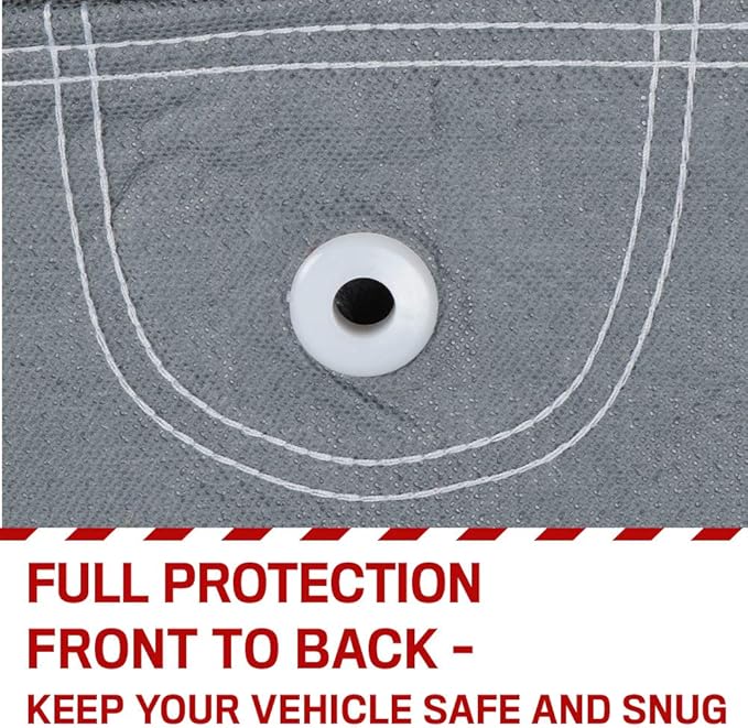 Motor Trend Breathable Lightweight Car Cover, Anti-Moisture Build-Up