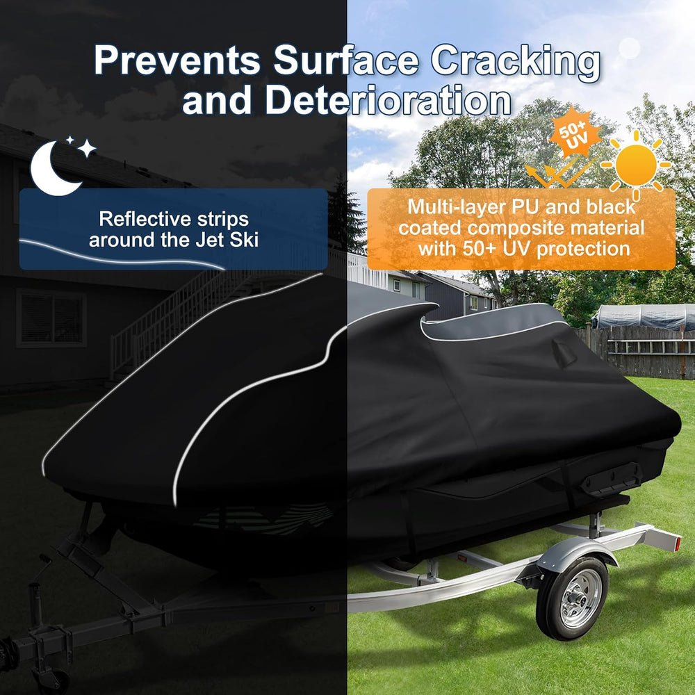 QUNSUNUS Jet Ski Cover for Sea Doo Spark 3up/Trixx 3up 2014-2025, Waterproof ...