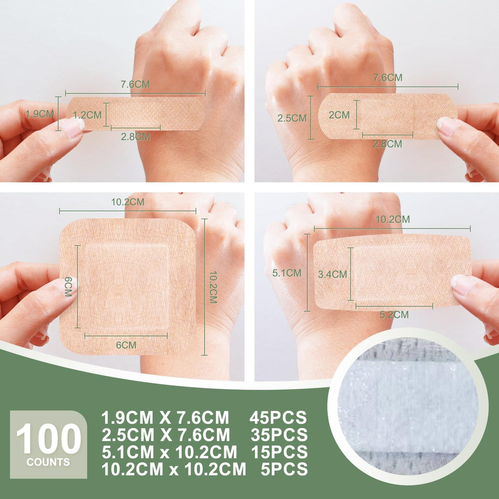 Hysimedy Silicone Bandages for Sensitive Skin Variety Pack Painless Removal