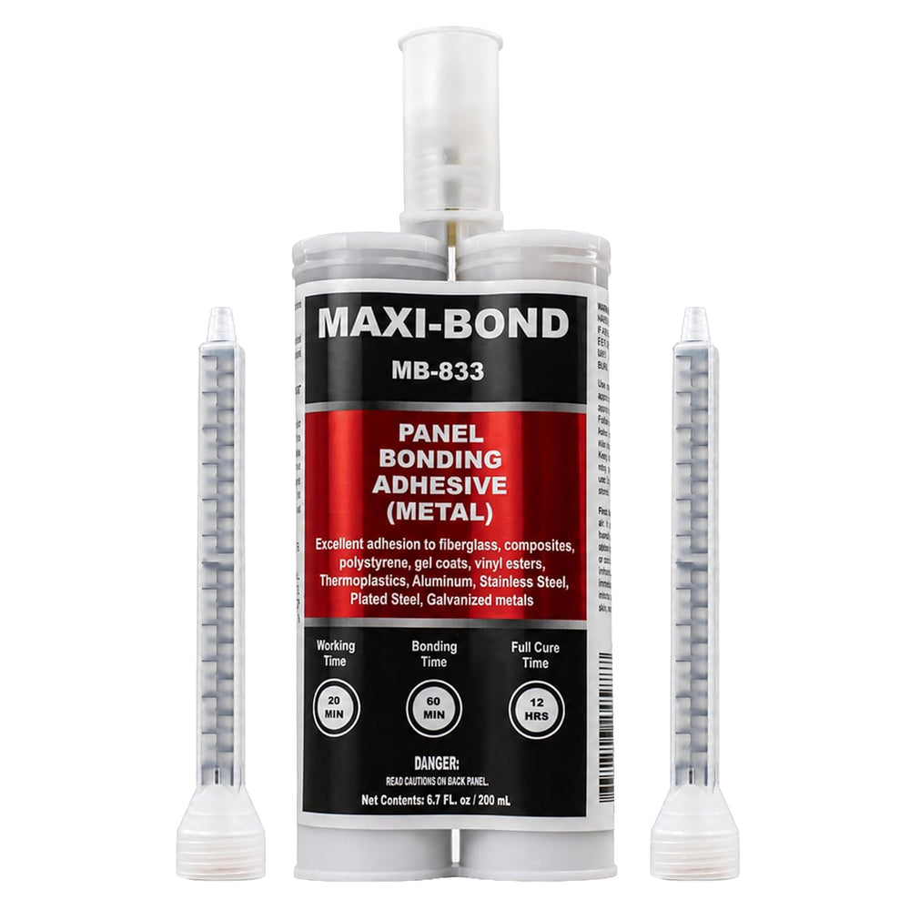LAUCO Maxi-Bond Panel Bonding Adhesive MB-833 – Two-Part Methacrylate Epoxy A...