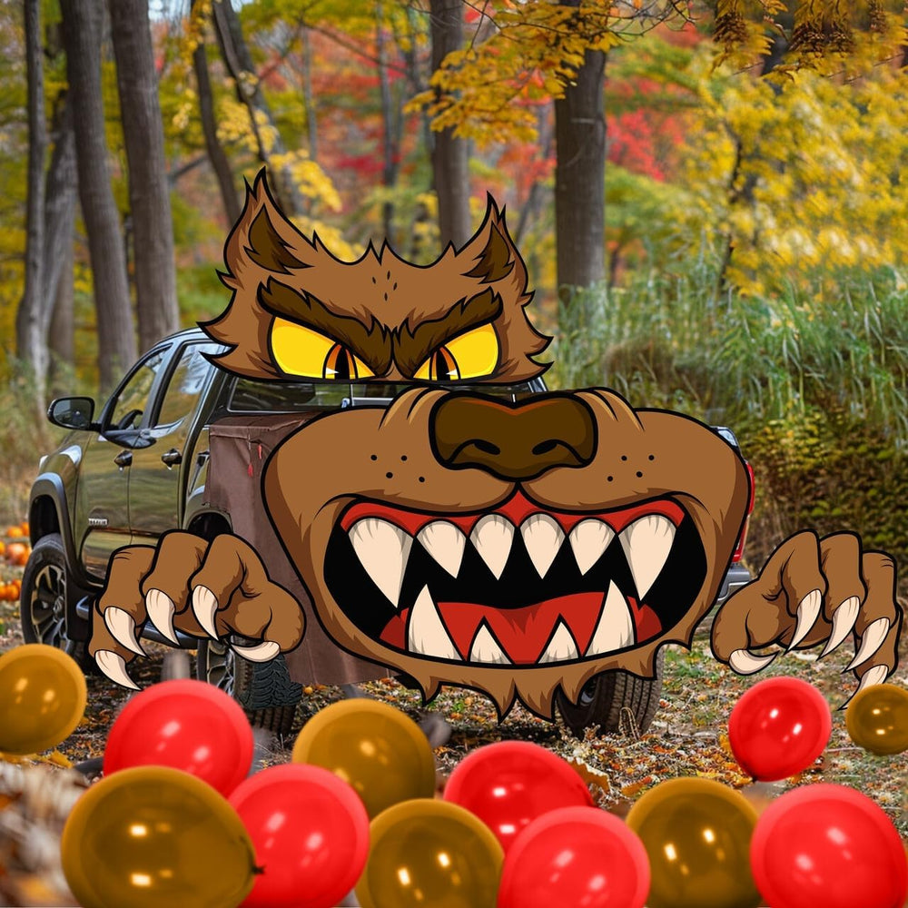 JOYIN Halloween Werewolf Trunk or Treat Car Decorations Kit for SUV, Vehicle ...