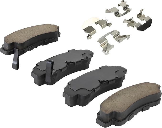 Premium Semi-Metallic Rear Brake Pads Replacement