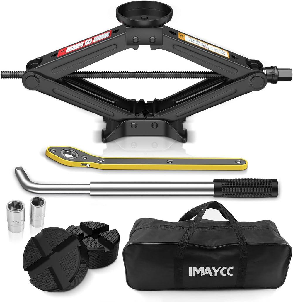 IMAYCC Car Jack 2.5 Ton/5512 lbs Universal Scissor Jack