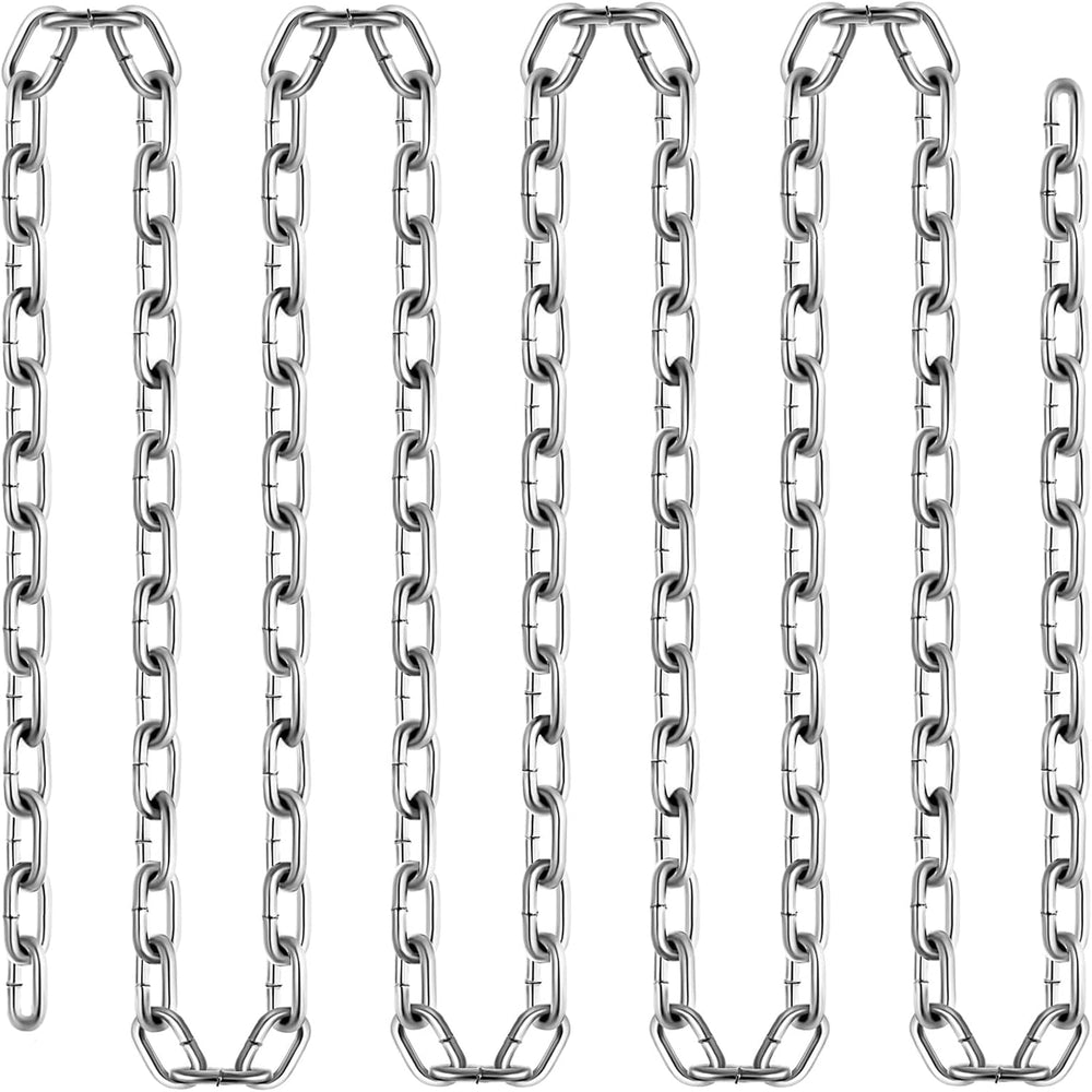 VEVOR Grade 30 Chain 3/16 Inch by 100Ft Length Grade 30 Proof Coil Chain Zinc...