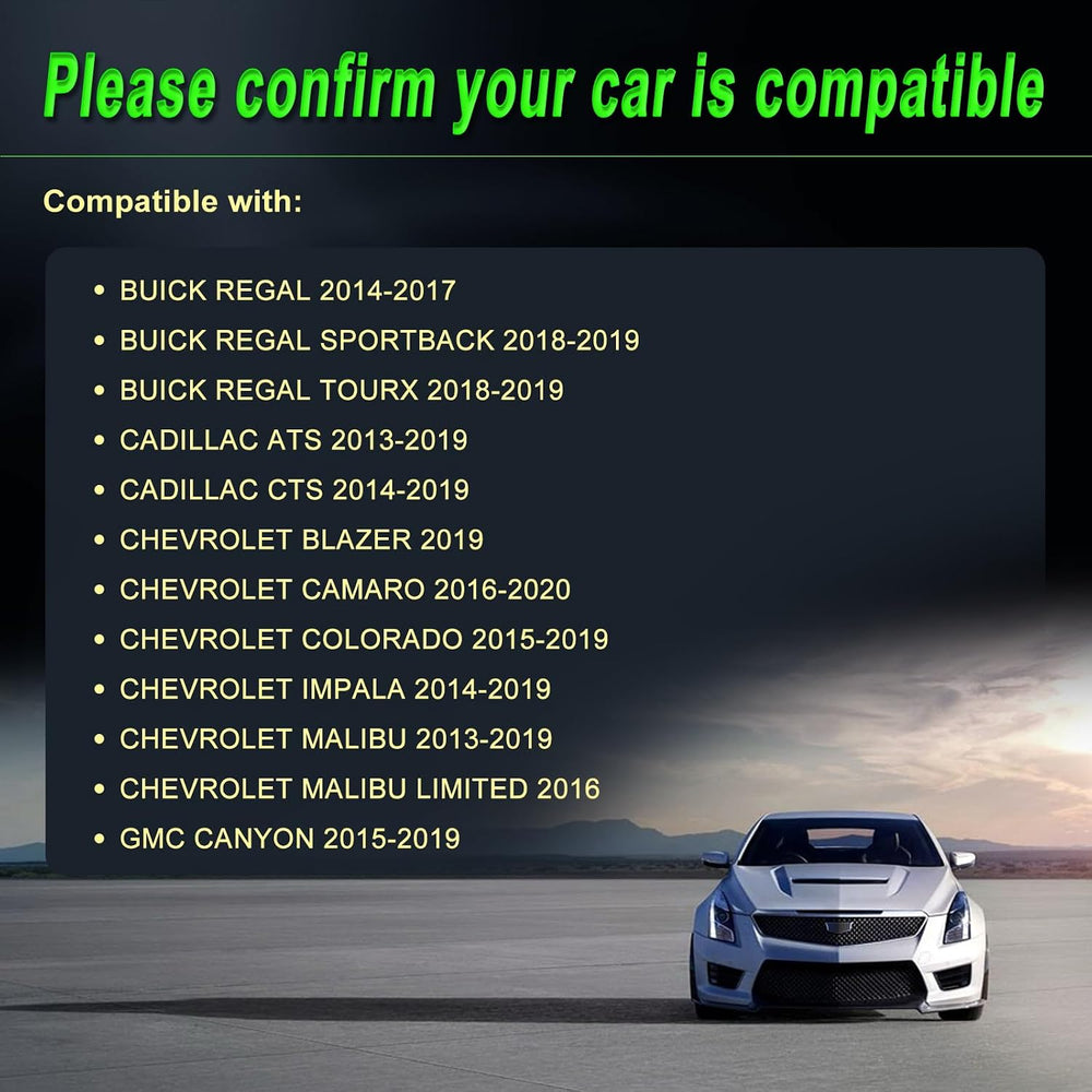 Alternator Compatible with 2013-2019 Malibu ATS 2014-2019 Impala CTS
