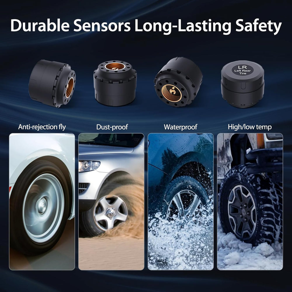 Tymate TM7 RV Tire Pressure Monitoring System, TPMS Set of 4 Sensors