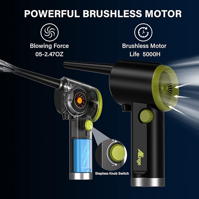 Compressed Air Duster, Electric Air Duster, Handheld Cordless Air Duster