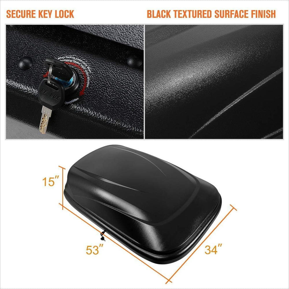 Rooftop Cargo Carrier for Car Storage - Roof Rack Style Carrier - Heavy Duty ...