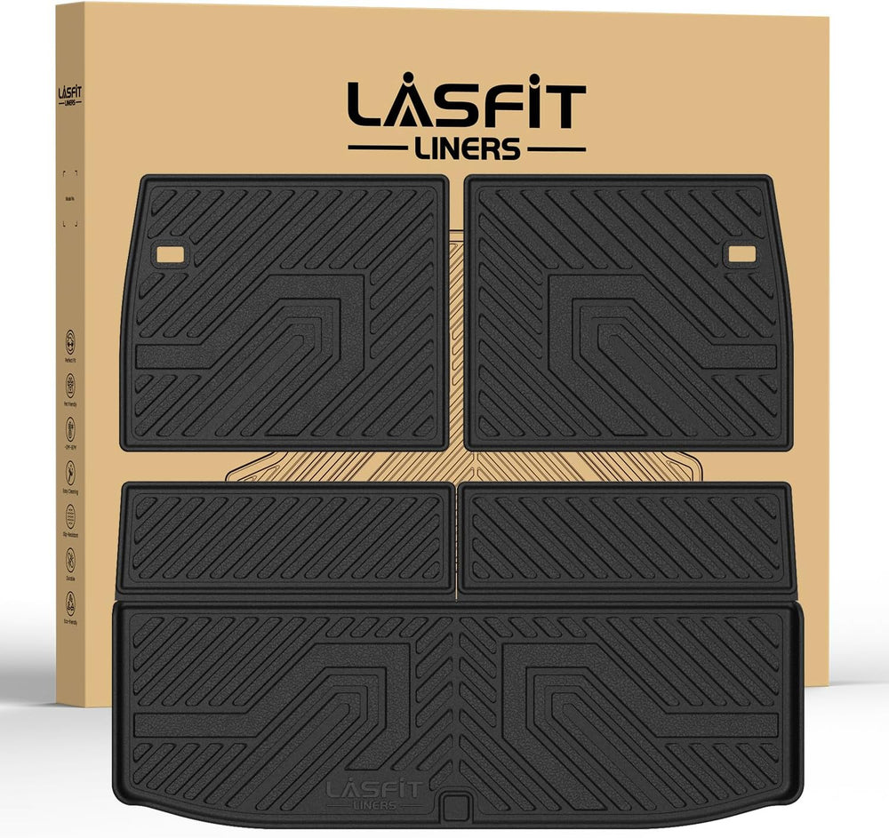 LASFIT Backrest & Cargo Mat for Mitsubishi Outlander 2022-2025, Custom Fit