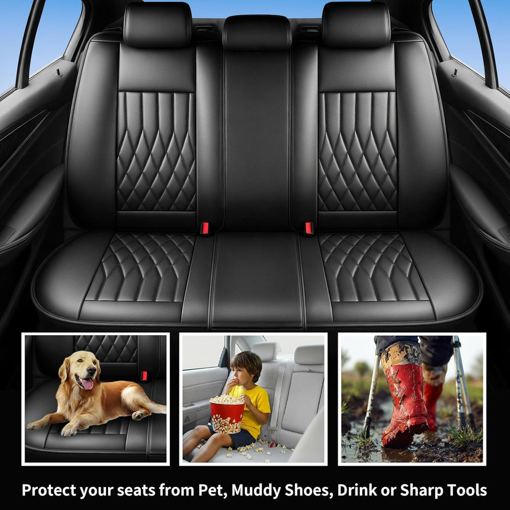 Custom Fit Car Seat Covers for Ford Fusion 2007-2020, Full Set