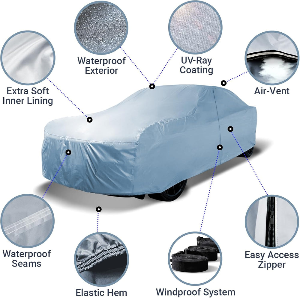 iCarCover Car Cover All Weather for 1968-1974 AMC Javelin