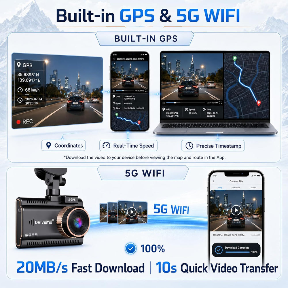 Dual Dash Cam Front and Rear, 4K+2K Car Dash Camera with STARVIS 2 Sensor, Wi...