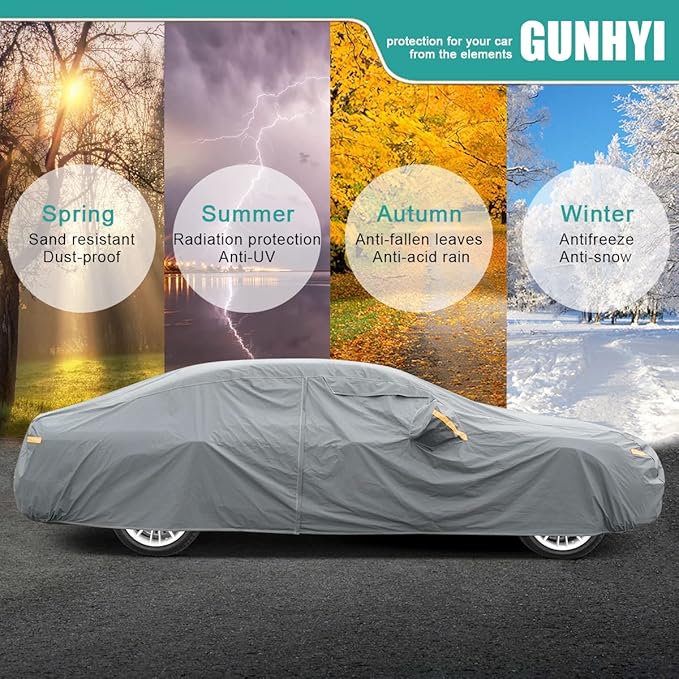 Premium Car Cover Custom Fit Chevrolet Traverse, 16 Layers Heavy Duty Car Cover