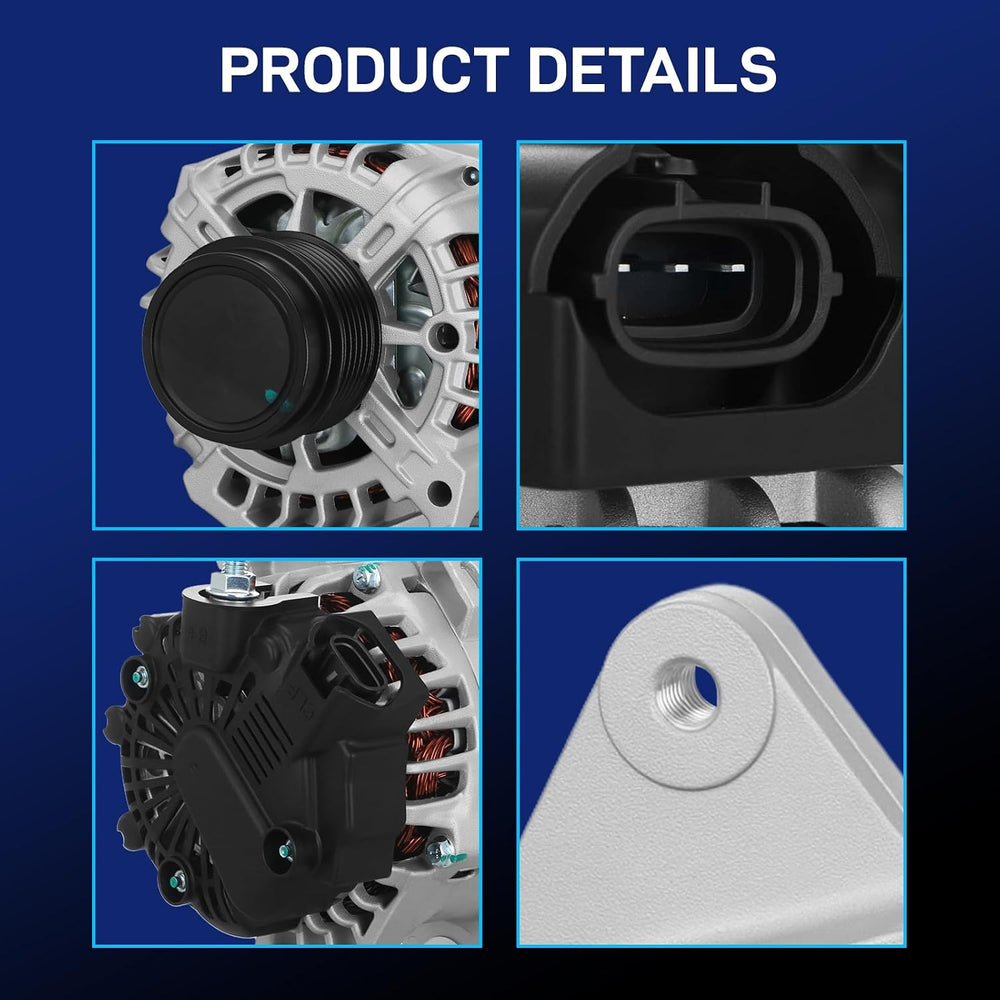 BDELI 11610N New Alternator Fit for Hyundai 11-17 Elantra, Kia Soul 12-13