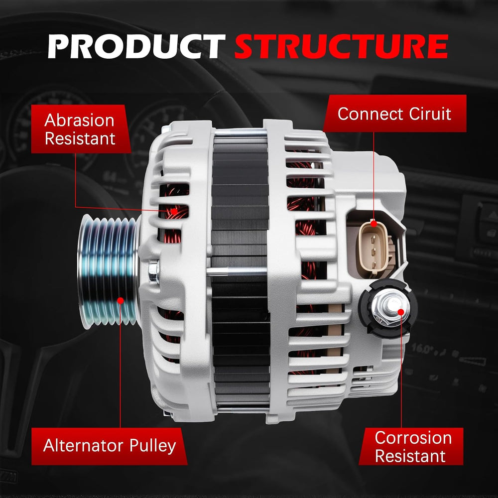 New Alternator 11538 Fit for Murano 2015-2017 3.5L V6/JX35 2013