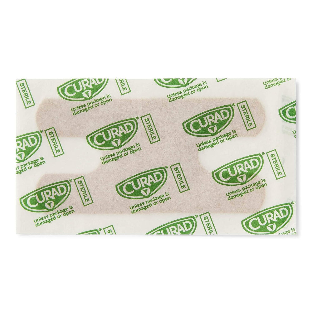 CURAD Flex-Fabric Adhesive Bandages, Knuckle, 100 CT, Pack of 3