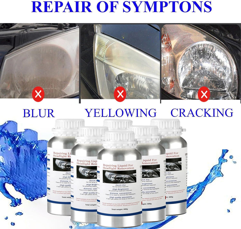 ROYWOO 1600g Car Headlight Restoration Liquid，Auto Headlight Scratch Restorin...