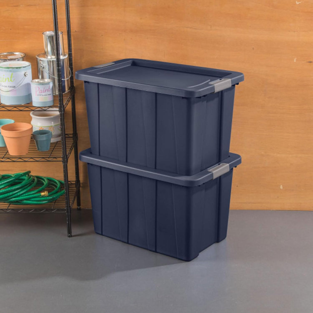 Sterilite Latching Tuff1 Tote Containers w/ Lids, 30 Gallon, 4-Pack