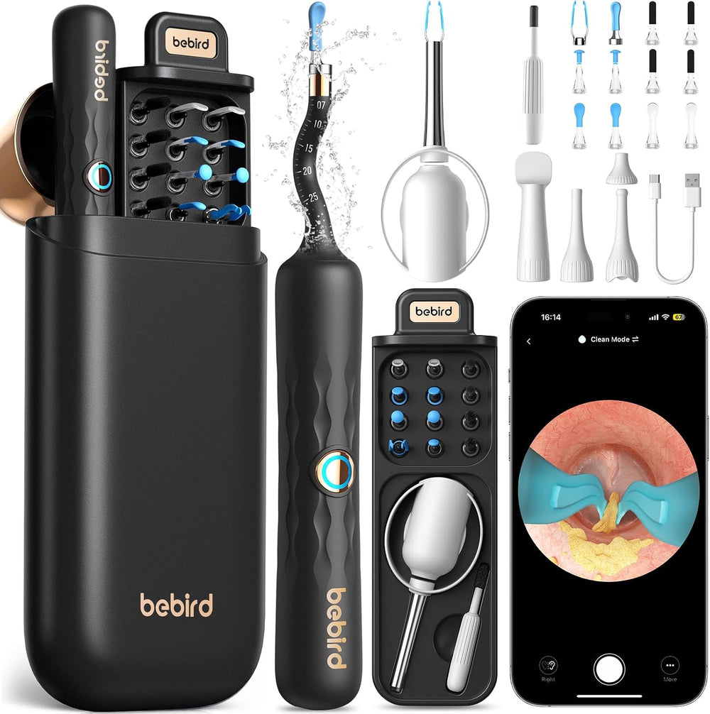 Bebird D39R Ear Wax Removal:Ear Camera with Storage Case &Painless Tweezers
