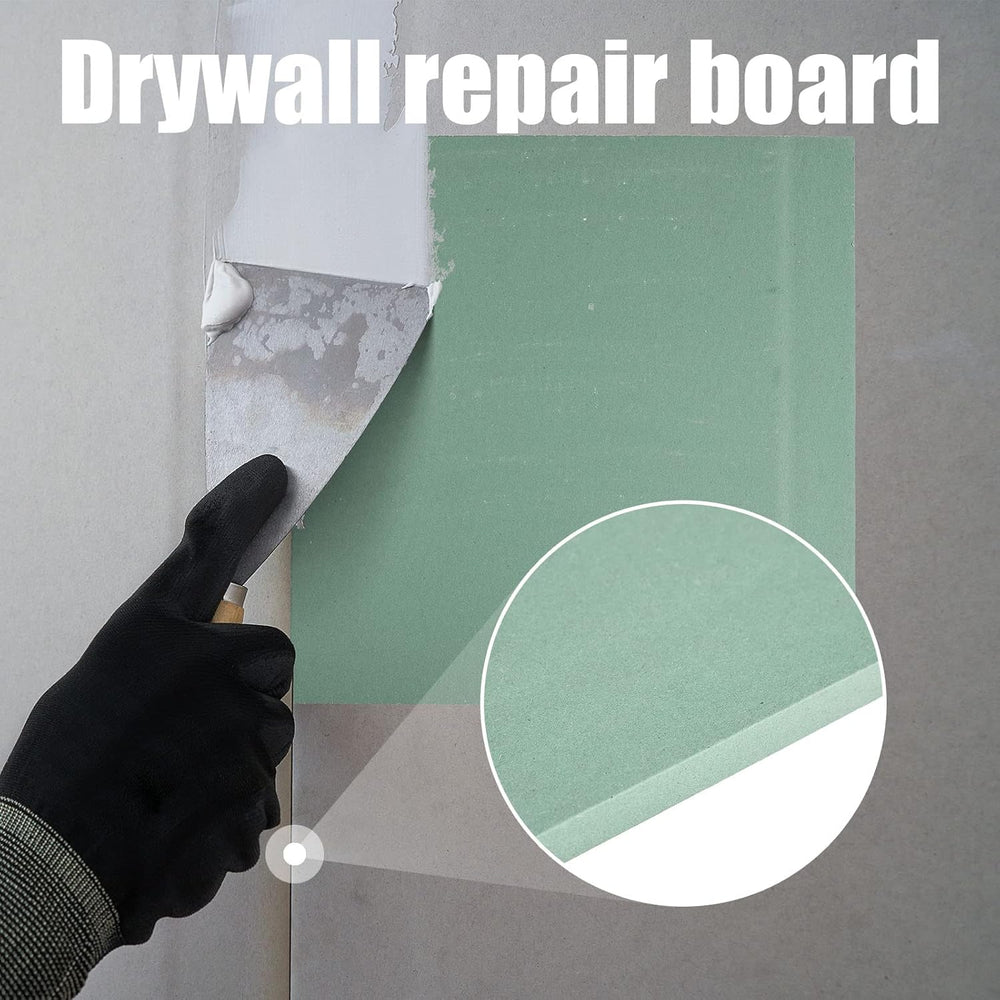 2 Pcs 16 x 16 x 1/2 Inch Drywall Repair Panel for Mend Wall, Green