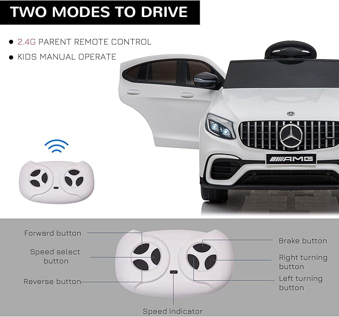 Aosom 12V Toddler Ride On Car