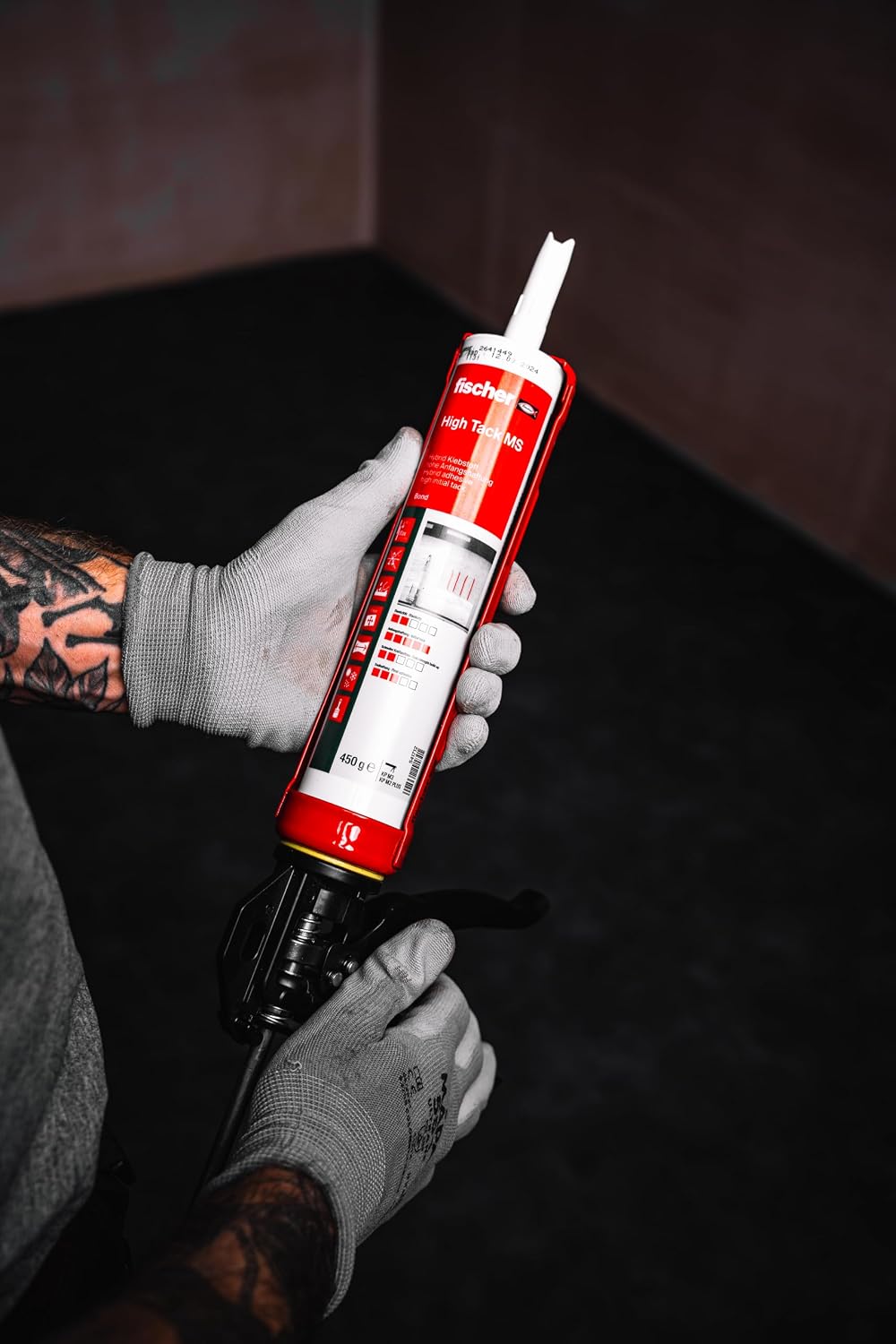 fischer Dispenser KPM 2 Plus 10 oz (310 ml) Drip-Free Hand Caulking Gun for S...