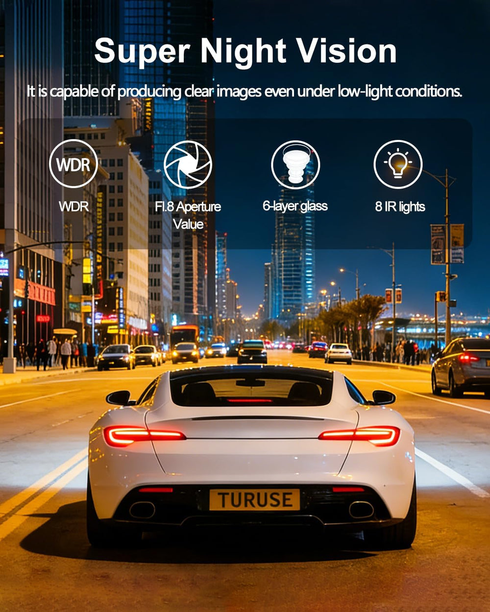 4 Channel Dash Cam, 360° View 3K Front +1080P x3 Left & Right, Dash Camer...