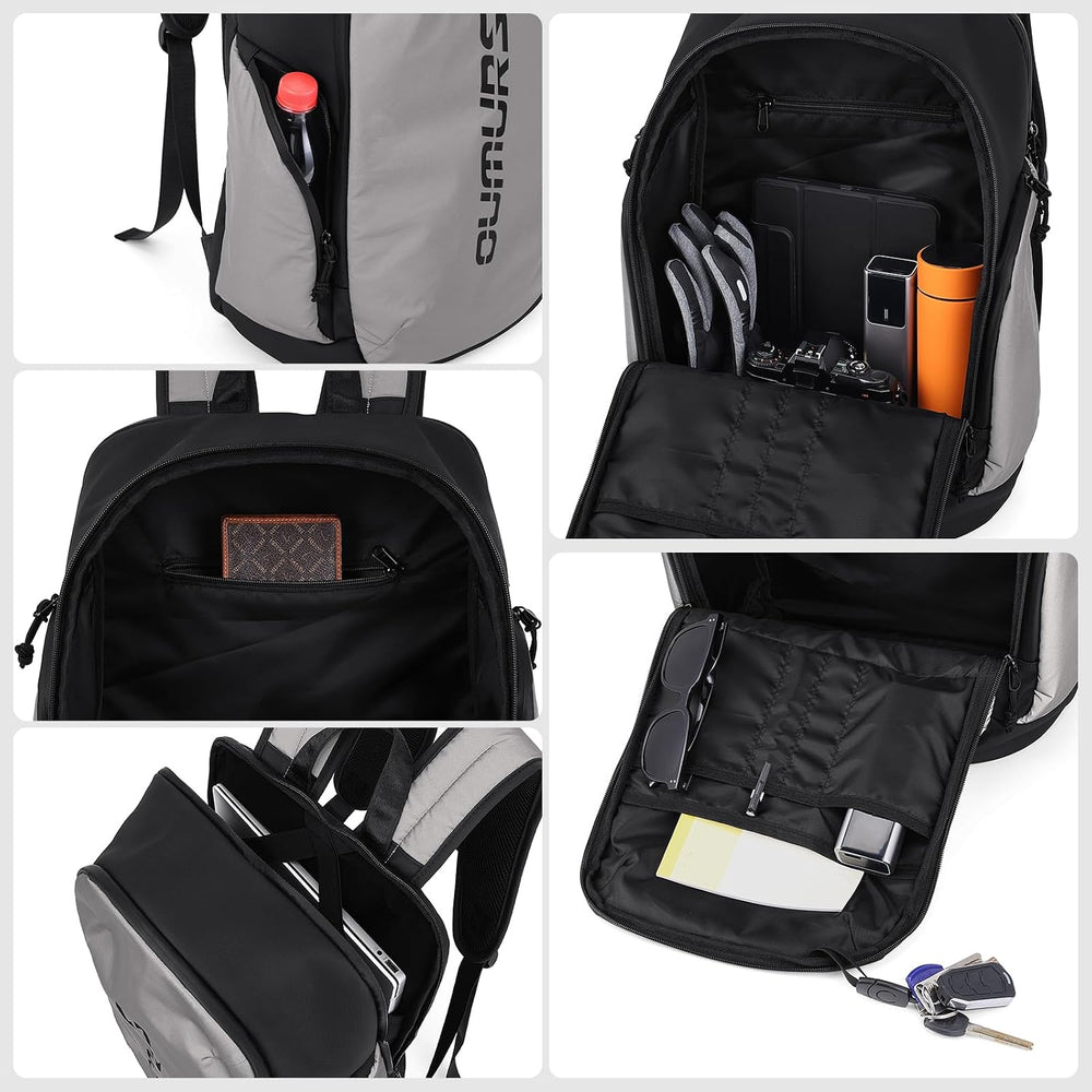 Oumurs Reflective Backpack 1800D Water-resistant Oxford Cloth Backpack Laptop...
