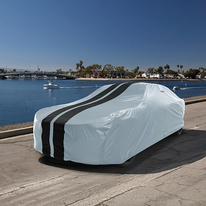 iCarCover Custom Car Cover for Chevy Monza Coupe Waterproof All Weather Rain