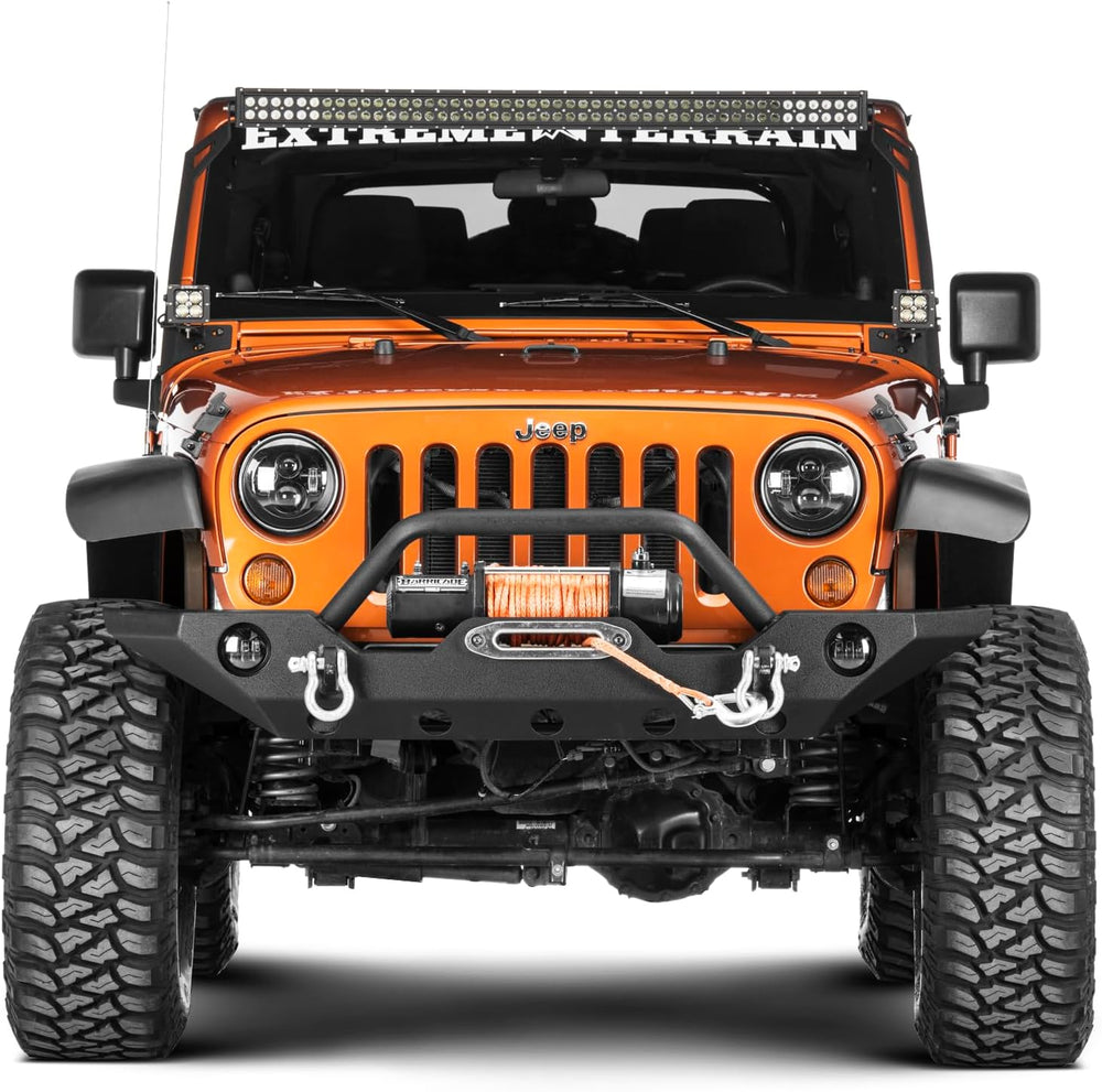 Raxiom 50-Inch LED Light Bar Windshield Mount with Auxiliary Brackets | Textu...