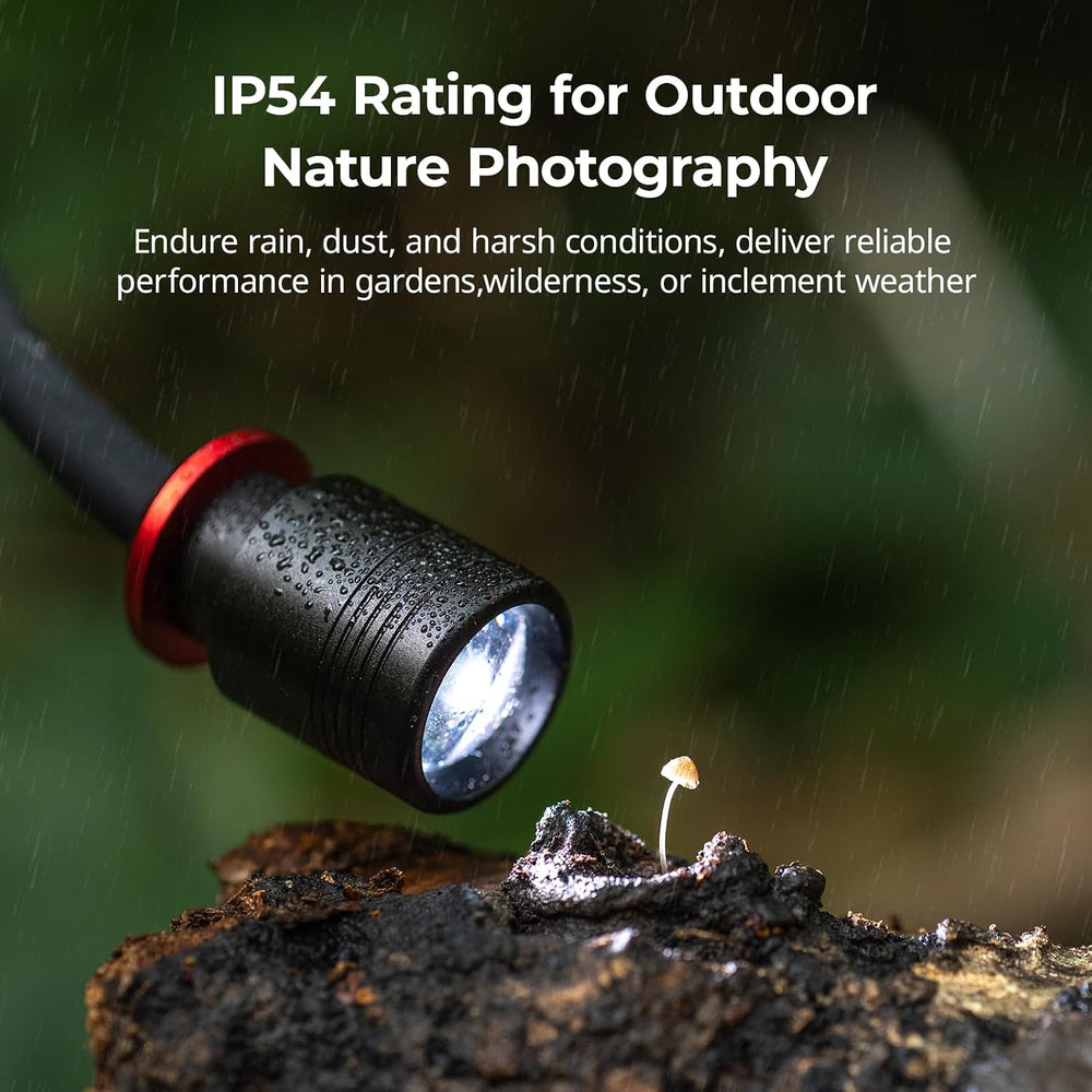 SmallRig RM 01B Macro LED Bendy Light for Fungi Photography, 1800K-7500K