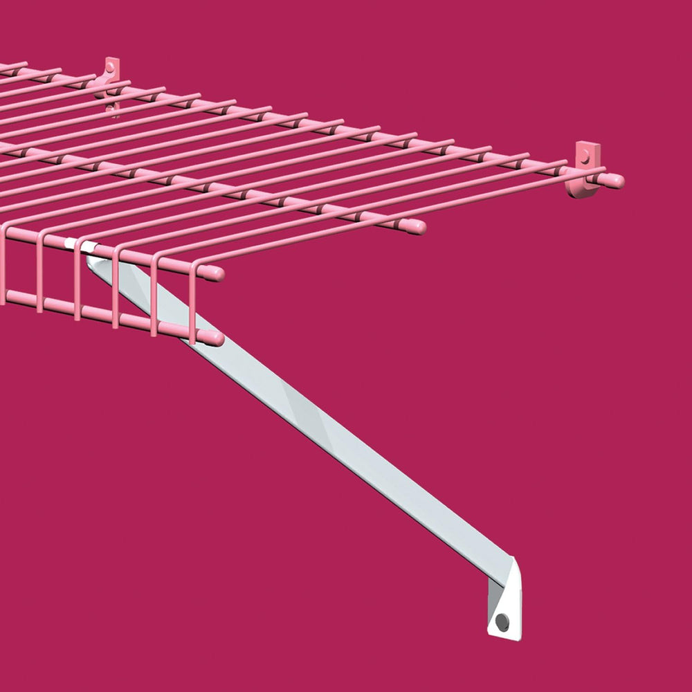 ClosetMaid Wire Shelving Support Brackets for 12 in. & 16 in. Deep Shelve...