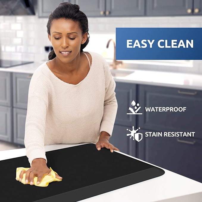 KitchenClouds Kitchen Mat Cushioned Anti Fatigue Kitchen Rug Non Slip Standing