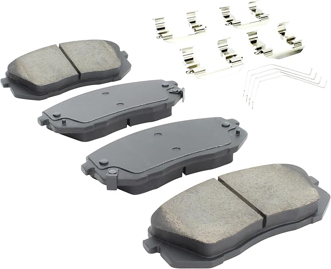 Premium Ceramic Front Brake Pads Compatible