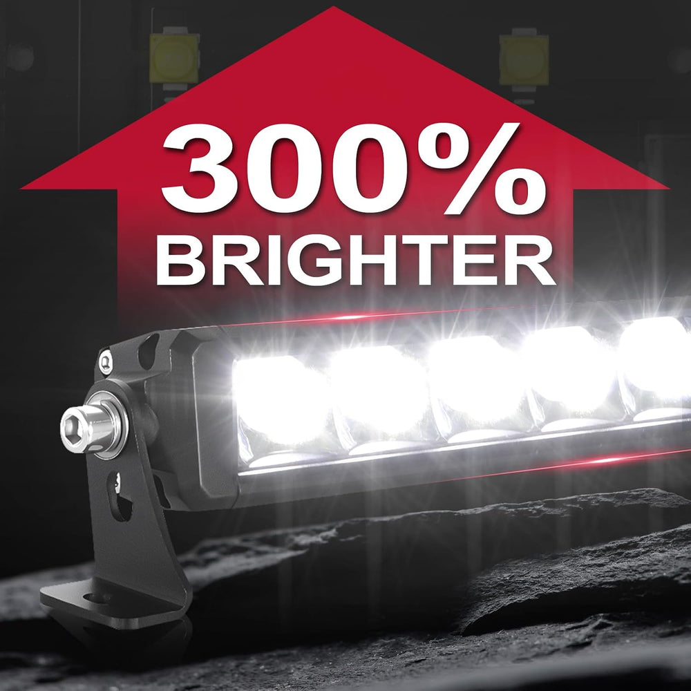 OFFROADTOWN 30'' 300W LED Light Bar Single Row Off Road Driving Lights
