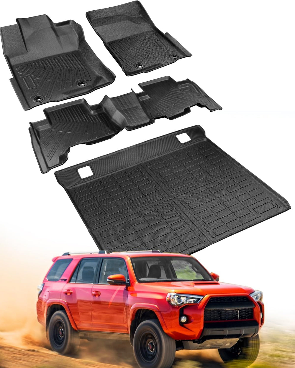 All Weather Floor Mat for Toyota 4Runner 2024 2023 2022 2021 2020 2019 2018