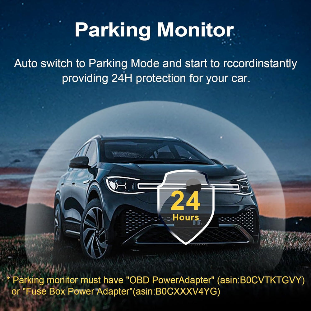 Mangoal 4K Dash Cam for Ford F150 2018-2026, F250 F350 F450 2020-2026 (A)