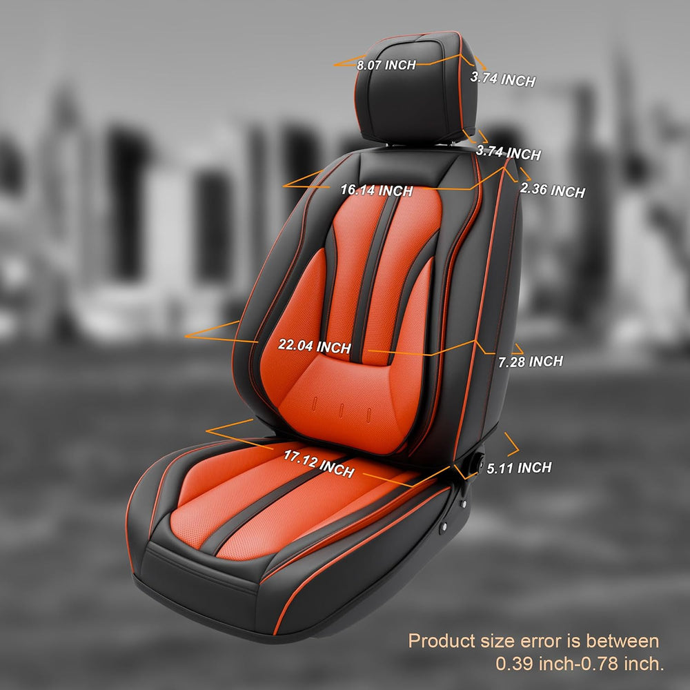 5PCS H7 Front and Back Car Seat Covers Auto Interior Accessories with Water P...
