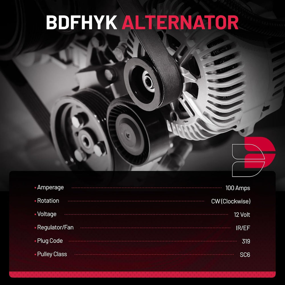 BDFHYK 23100-ZW40A Alternator For Nissan Sentra 2.0L l4 2011-2012