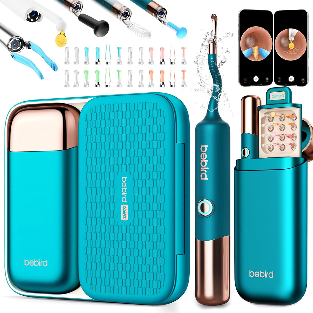 Bebird Ultra 2K Ear Wax Removal Tool Camera:Painless Tweezers & Dropper Kit
