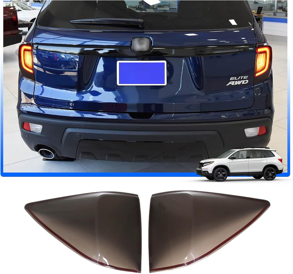 Rear Tail Light Cover Compatible with Honda Passport 2019-2023 Accessories, B...