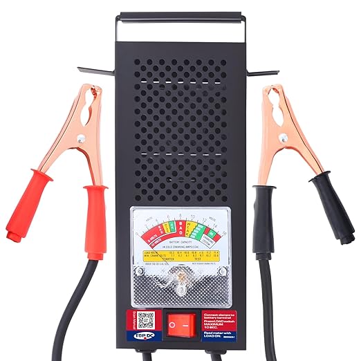 TOPDC Car Battery Tester, Battery Load Tester 100-1000 CCA, Automotive Battery