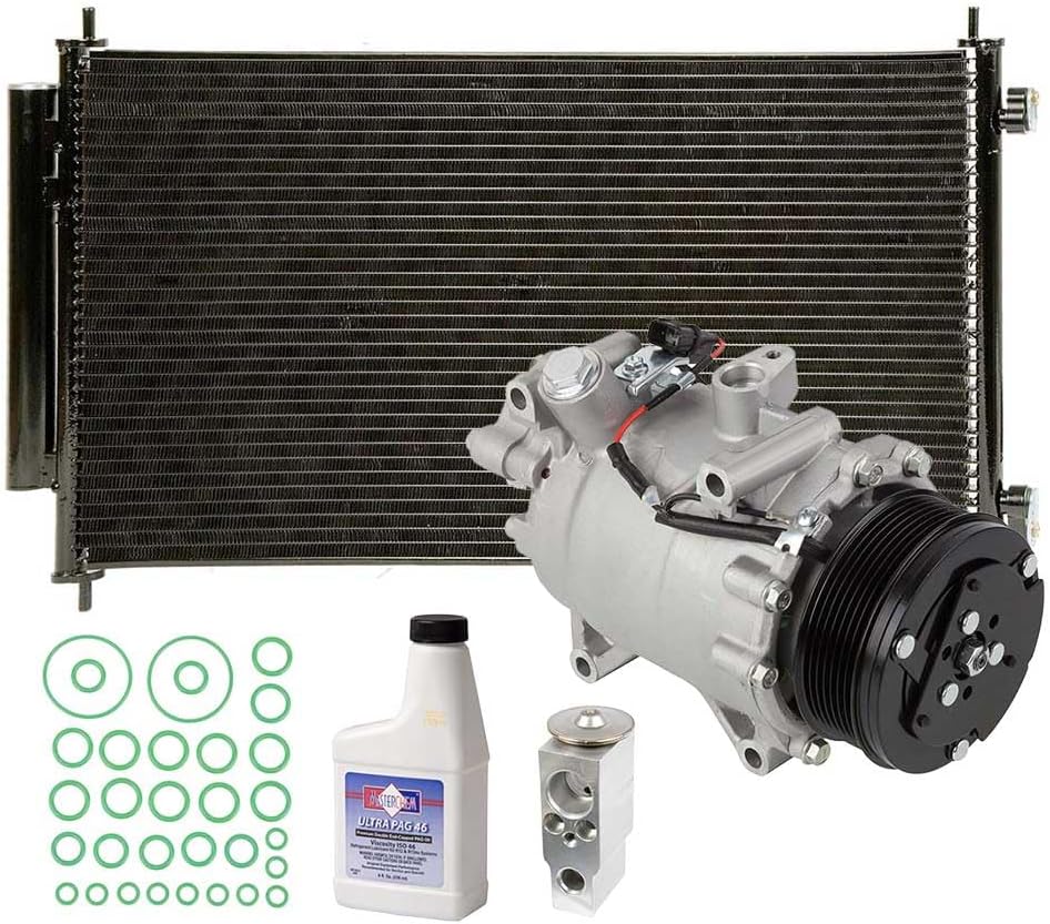 A/C Kit w/AC Compressor Condenser & Drier For Honda CR-V 2007 2008 2009 2...