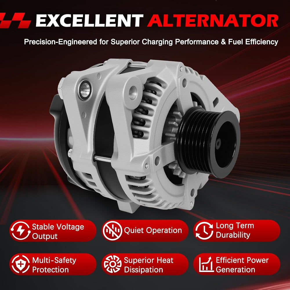 11138 Alternator 12V 100A Fits for Tacoma 2005-2015 V6 4.0L, Tundra 2006-2010...