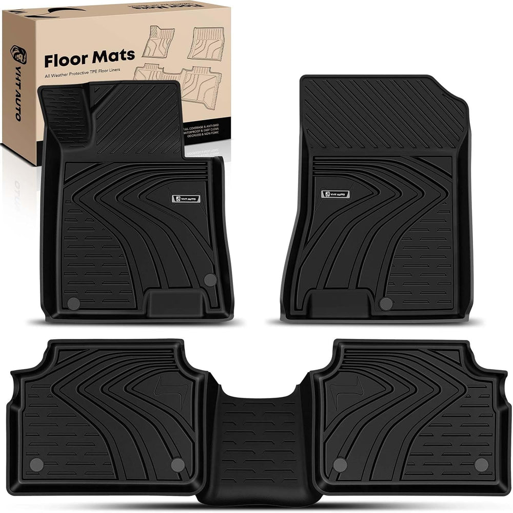 YHTAUTO Floor Mats Fit 2020-2024 Hyundai Sonata & 2021-2025 Kia K5 FWD