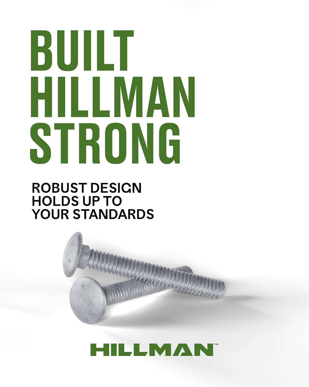 Hillman Hot-Dipped Galvanized Steel Carriage Bolts 5/16-18 x 3-1/2-Inch